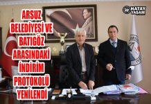 ARSUZ BELEDİYESİ VE BATIGÖZ ARASINDAKİ İNDİRİM PROTOKOLÜ YENİLENDİ