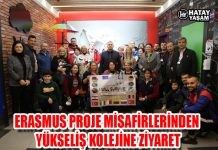 ERASMUS PROJE MİSAFİRLERİNDEN YÜKSELİŞ KOLEJİNE ZİYARET