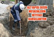 ALTYAPISI EKSİK MESKENLERİN İHTİYACI KARŞILANIYOR