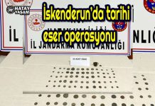 İskenderun’da tarihi eser operasyonu