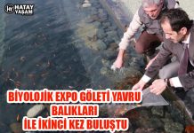 BİYOLOJİK EXPO GÖLETİ YAVRU BALIKLARI İLE İKİNCİ KEZ BULUŞTU