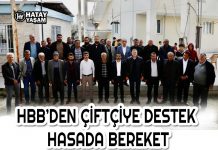 HBB’DEN ÇİFTÇİYE DESTEK HASADA BEREKET