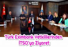 Türk Eximbank Yetkililerinden İTSO’ya Ziyaret