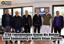İTSO Yönetiminden Uzman Diş Hekimi Emre Sönmezateş’e Hayırlı Olsun Ziyareti