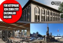YENİ KÜTÜPHANE İÇİN ZEMİN ETÜT ÇALIŞMALARI BAŞLADI
