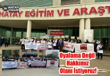Oyalama Değil Hakkımız Olanı İstiyoruz!