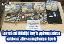Emniyet Genel Müdürlüğü, Hatay’da yapılması planlanan canlı bomba saldırısının engellendiğini duyurdu