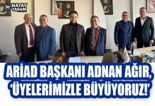 ARİAD BAŞKANI ADNAN AĞIR, ‘ÜYELERİMİZLE BÜYÜYORUZ!’