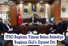 İTSO Başkanı Yılmaz Belen Belediye Başkanı Gül’ü Ziyaret Etti