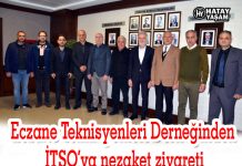 Eczane Teknisyenleri Derneğinden İTSO’ya nezaket ziyareti
