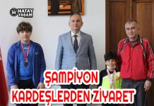 ŞAMPİYON KARDEŞLERDEN ZİYARET