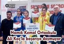 Namık Kemal Ortaokulu Ali Koç’la başarıya doymuyor