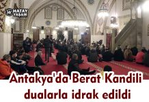 Antakya’da Berat Kandili dualarla idrak edildi