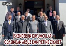 İSKENDERUN KUYUMCULAR ODASINDAN ARSUZ EMNİYETİNE ZİYARET