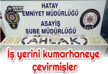 İş yerini kumarhaneye çevirmişler
