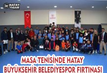 MASA TENİSİNDE HATAY BÜYÜKŞEHİR BELEDİYESPOR FIRTINASI