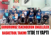 GURURUMUZ İSKENDERUN ENGELLİLER BASKETBOL TAKIMI 11’DE 11 YAPTI