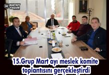 15.Grup Mart ayı meslek komite toplantısını gerçekleştirdi