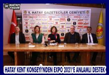 HATAY KENT KONSEYİ’NDEN EXPO 2021’E ANLAMLI DESTEK