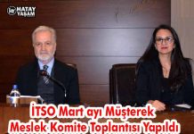 İTSO Mart ayı Müşterek Meslek Komite Toplantısı Yapıldı