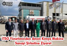 İTSO Yönetiminden Amon Kimya Makine Sanayi Şirketine Ziyaret