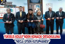 YÜKSELİŞ KOLEJİ”NDEN KONACIK ORTAOKULUNA “NECLA ÜYSEN KÜTÜPHANESİ”