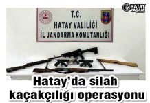 Hatay’da silah kaçakçılığı operasyonu