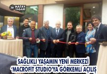 SAĞLIKLI YAŞAMIN YENİ MERKEZİ ‘MACROFİT STUDIO’YA GÖRKEMLİ AÇILIŞ