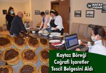 Kaytaz Böreği Coğrafi İşaretler Tescil Belgesini Aldı
