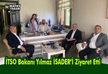 İTSO Bakanı Yılmaz İSADER’İ Ziyaret Etti