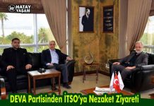 DEVA Partisinden İTSO’ya Nezaket Ziyareti