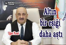 Altın bir eşiği daha aştı