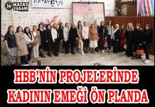 HBB’NİN PROJELERİNDE KADININ EMEĞİ ÖN PLANDA