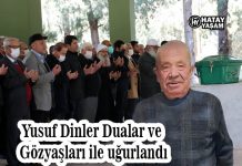 Yusuf Dinler Dualar ve Gözyaşları ile uğurlandı
