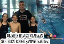 OLİMPİK HAVUZU OLMAYAN ŞEHİRDEN, BÖLGE ŞAMPİYONASI’NA !