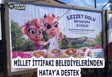 MİLLET İTTİFAKI BELEDİYELERİNDEN HATAY’A DESTEK