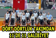 DÖRT DÖRTLÜK TAKIMDAN 11’DE 11 GALİBİYET