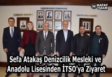 Sefa Atakaş Denizcilik Mesleki ve Anadolu Lisesinden İTSO’ya Ziyaret
