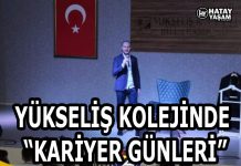YÜKSELİŞ KOLEJİNDE “KARİYER GÜNLERİ”