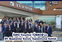 İSMO Yönetimi TÜRMOB’un 89. Başkanlar Kurulu Toplantısına Katıldı