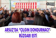 ARSUZ’DA “ÇILGIN DONDURMACI” RÜZGARI ESTİ