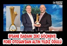 EFSANE İŞADAMI ZEKİ GÖÇMEN’E FORD OTOSAN’DAN ALTIN YILDIZ ÖDÜLÜ