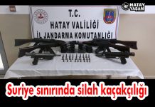 Suriye sınırında silah kaçakçılığı
