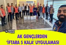 AK GENÇLERDEN ‘İFTARA 5 KALA’ UYGULAMASI