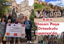 Kara Hasan Paşa Ortaokulu İspanya’da…
