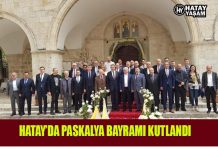 HATAY’DA PASKALYA BAYRAMI KUTLANDI
