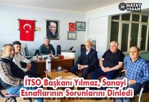 İTSO Başkanı Yılmaz, Sanayi Esnaflarının Sorunlarını Dinledi