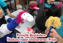 Pirinçlik Büyükdere İlkokulu’ndan Uluslararası Proje