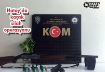Hatay’da kaçak silah operasyonu