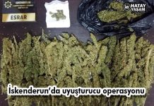 İskenderun’da uyuşturucu operasyonu